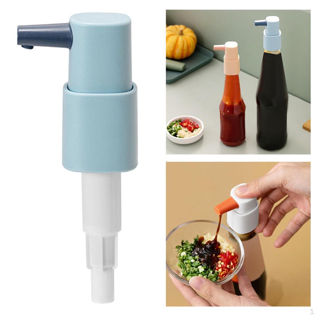 Sauce Dispenser / Push Type with Long Dip Tubes Kitchen Tools Household R/ Syrup Bottle