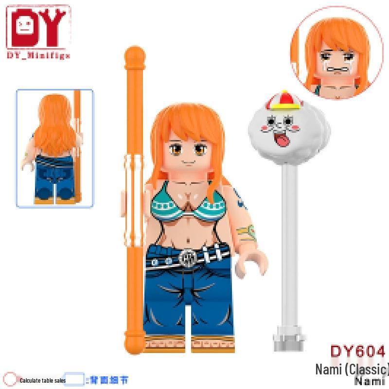 Pirate Anime Series DY601-DY661 Educational Building Block Minifigures Toy for Boys