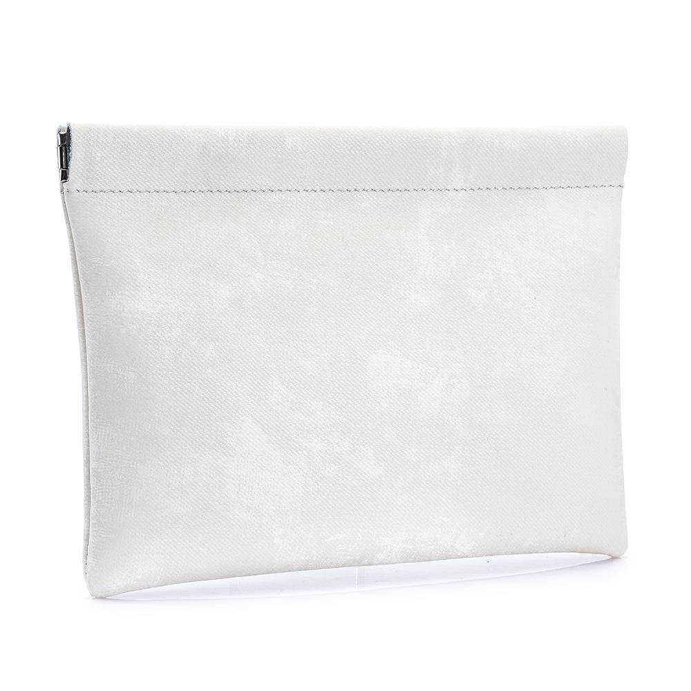 

New Chinese storage bag, national style satin cowhide shrapnel change bag, new high-end fashion mobile phone bag for women белый