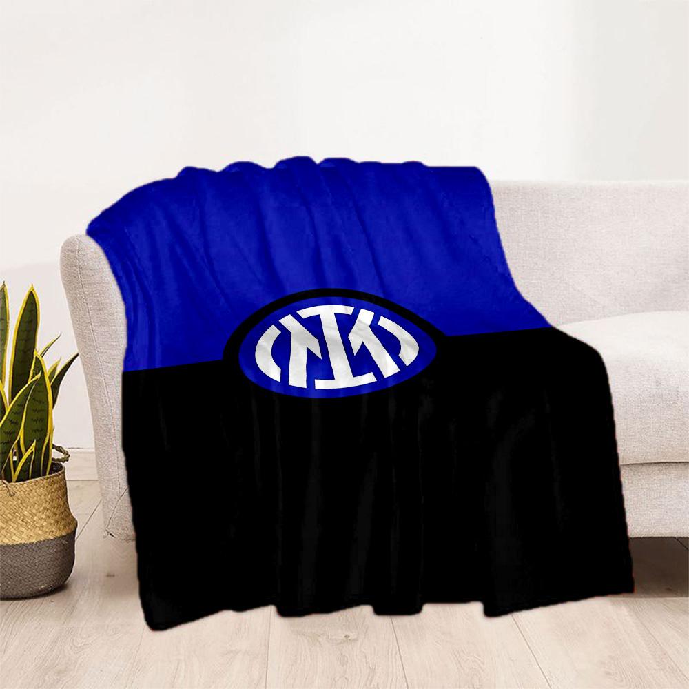 Inter Milan Blanket Durable Comfort Suitable For Bedding Chair Bed Four Seasons Multipurpose Warmthful Decor Perfect Gift For Relatives And Friends