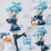Anime Hatsune Miku Sitting and Standing Character Yulin Dog Cute Collection PVC Model Car Decoration Desktop Ornaments