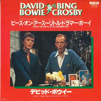 7inch Record DAVID BOWIE, BING CROSBY - Peace On Earth / Little Drummer Boy RPS97 RCA 1982 Japan Pop Used