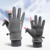Winter Gloves Women Men Ski Gloves Fleece- Lined Thermal Warm Touchscreen Fingers Gloves Waterproof Cycling Gloves