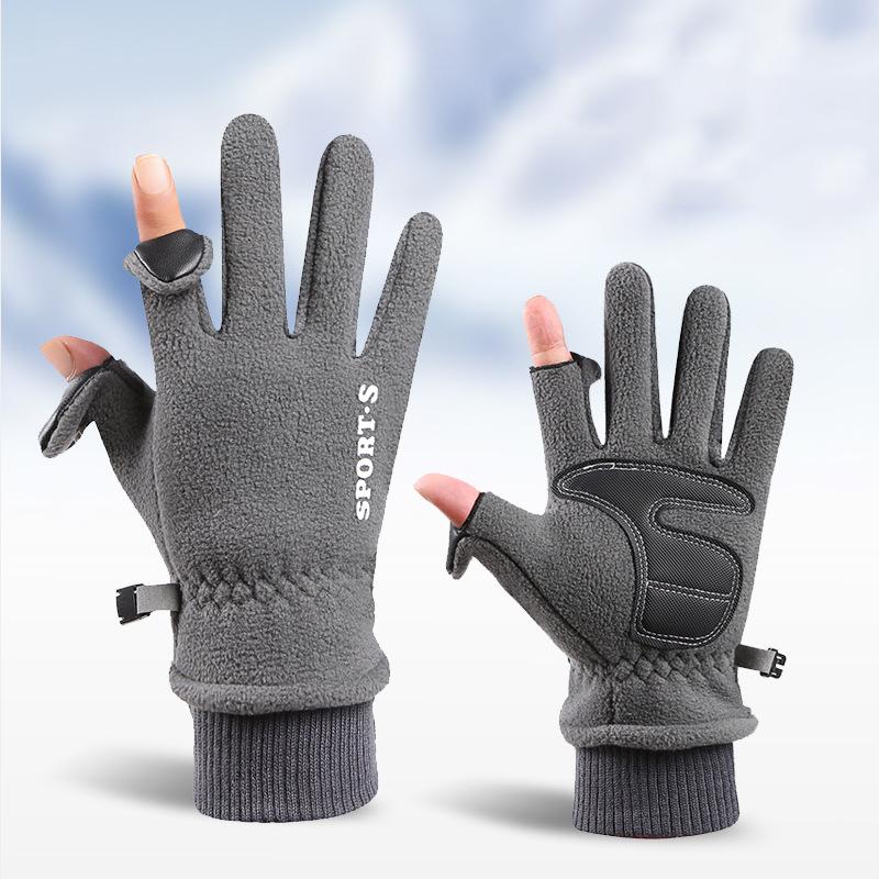 Winter Gloves Women Men Ski Gloves Fleece- Lined Thermal Warm Touchscreen Fingers Gloves Waterproof Cycling Gloves