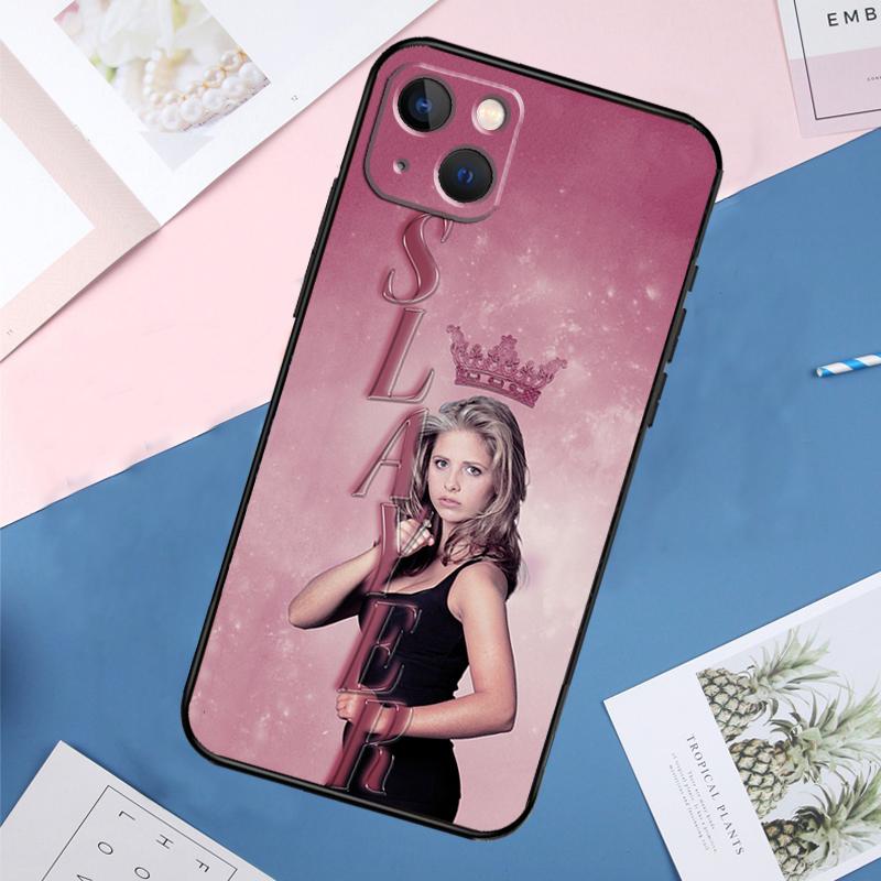 Buffy the Vampire Slayer Phone Case For iPhone 11 12 13 14 15 16 Pro Max Mini 6 Plus X XS Max XR Back Cover