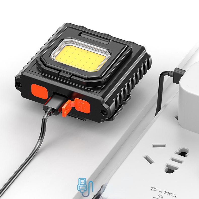 LED Sensor Headlamp Mini Portable Cap Clip Light USB Rechargeable Headlight with Sensor Function for Night Fishing Hiking