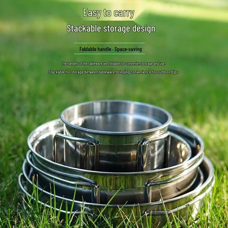 Nufeng Outdoor 5-Piece Camping Cookware Set