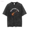 Bluegrass Mandolin T Shirt long or short sleeves vintage Washed Stretched homme fashion Top For Everyday Wear graphic