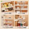 Extendable Storage Shelf for Height No Drilling Storage Heavy Sliding Laundry 1 Piece W x 42cm D x Closets, Adjustable, Required, Under-Sink Rack,