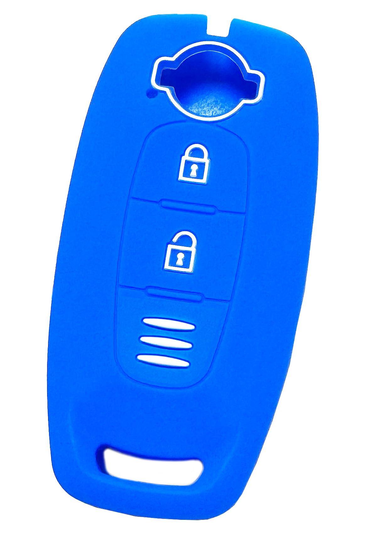 

[IKT] Smart key silicone cover for Nissan cars 2 buttons синий