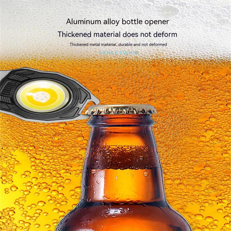 Mini Led Keychain Light 4 Level Multi-function Portable Lightweight Outdoor Flashlight Emergency