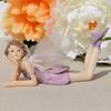 Winged Fairy Girl Miniature Resin Angel Flying Miniature Crafts Flower Fairy Figurine  Desktop