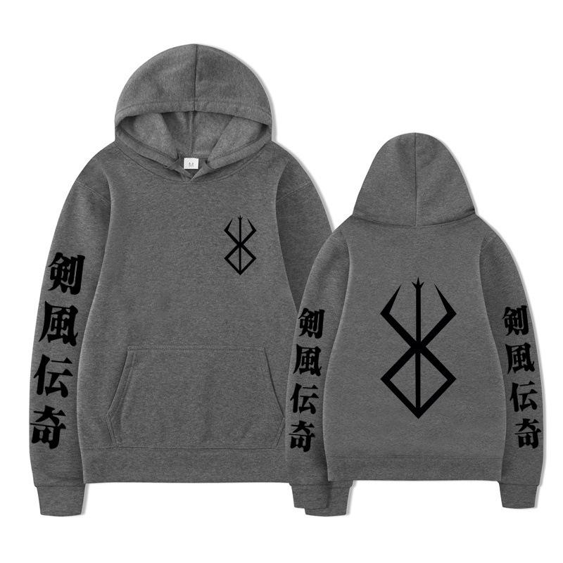 Casual Loose Men'S And Women'S Hooded Sweater, Sun-Filled Sword Wind, Printed Sweater