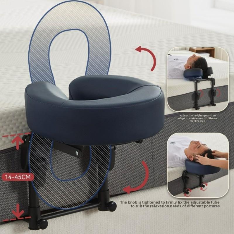Massage Head Rest Kit for Bed Mattress with Memory Foam Face Down Pillow for Salon SPA Massage Therapy Recovery