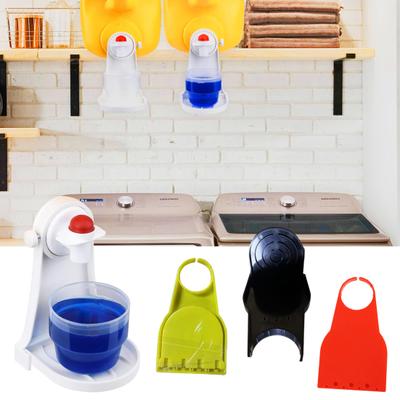 2 Pcs Laundry Detergent Holder Anti-drip Cup Holder Universal Firmly Hold On Spill Prevention Laundry Fabric Softener Drip Laundry Bottle