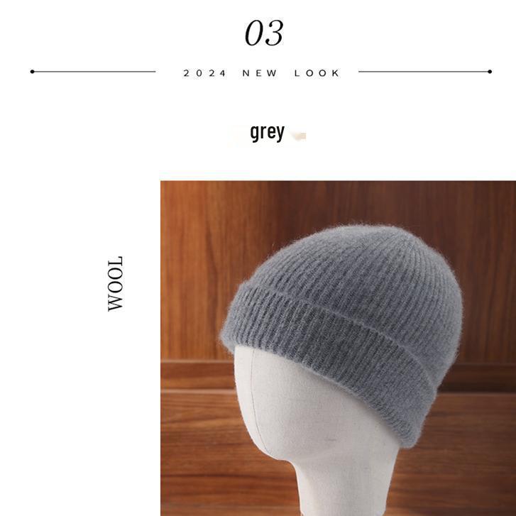 Cozy Autumn & Winter Wool Hat: Thick, Knitted, Ear-Protecting Beanie for Students & Couples