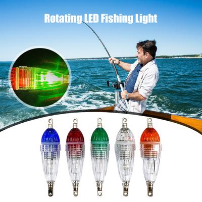 Luz de Pesca Subaquática Impermeável LED Colorida Atrai Peixes Submersível Queda Profunda