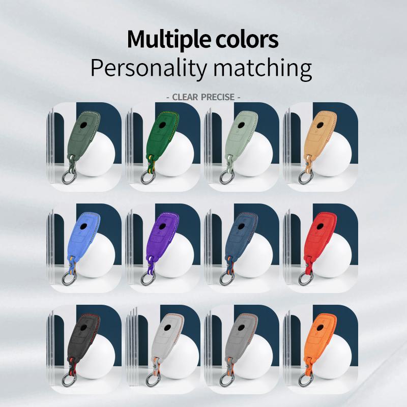 Styling Mouldings Alcantara Car Key Case Cover For Mercedes Benz A C E S G CLS GLC SL Class W176 W177 W205 W206 W212 W213 W222 W