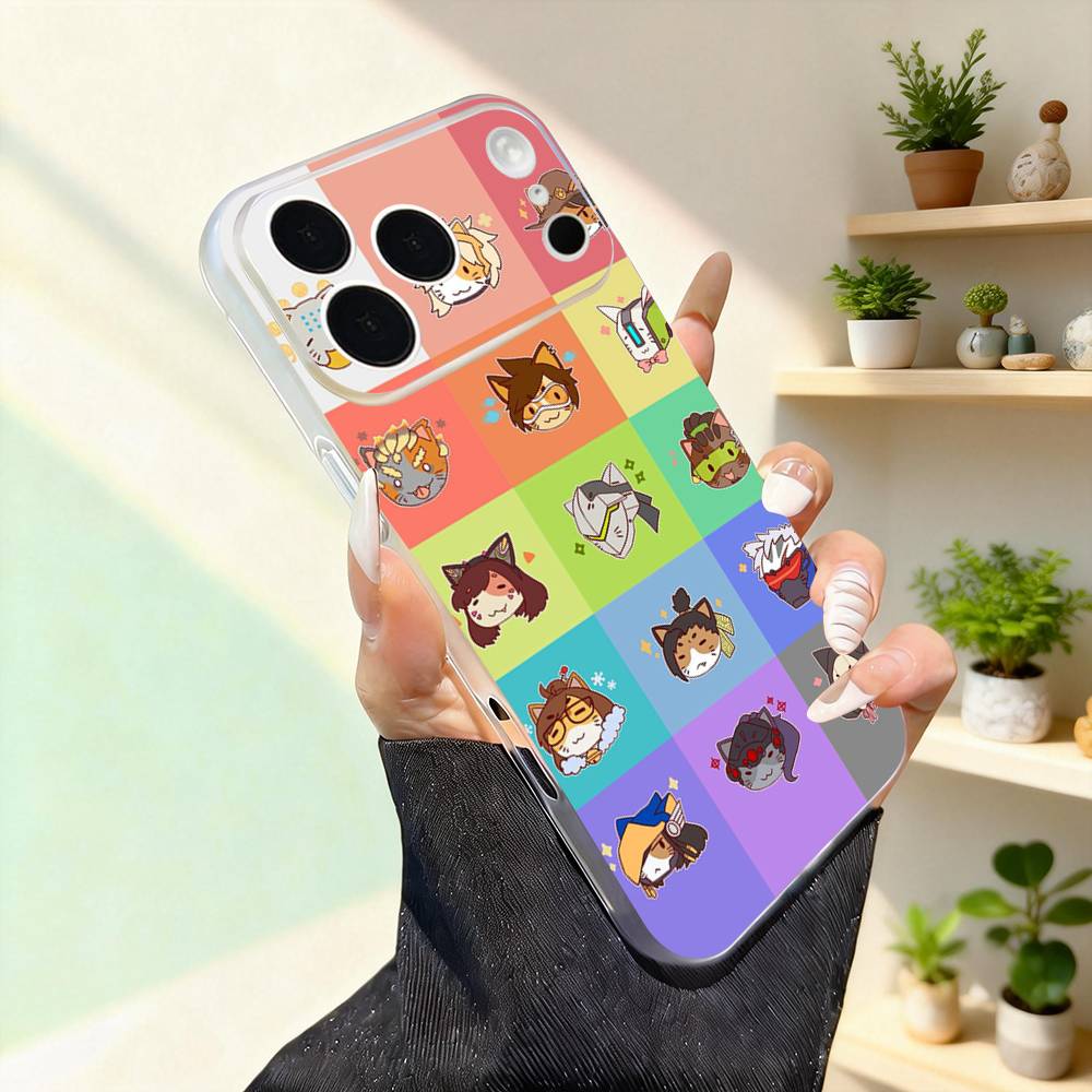 Game O-Overwatch-S Cute For iPhone 11,12,13,14,15,16,17,Pro,Max,Plus,Mini,SE4,E Phone Case With Magsafe Wireless