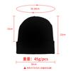 Knitted Hat Versatile Cold-proof Autumn and Winter Hat Women's Wool Hat Spot Pullover Hat Knitted Hat Men's