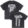 Washed Vintage My Chemical Romance 2007 Tour T Shirt Men Women Parade Punk Emo Rock Band T-shirts Man Fashion Oversized T Shirts
