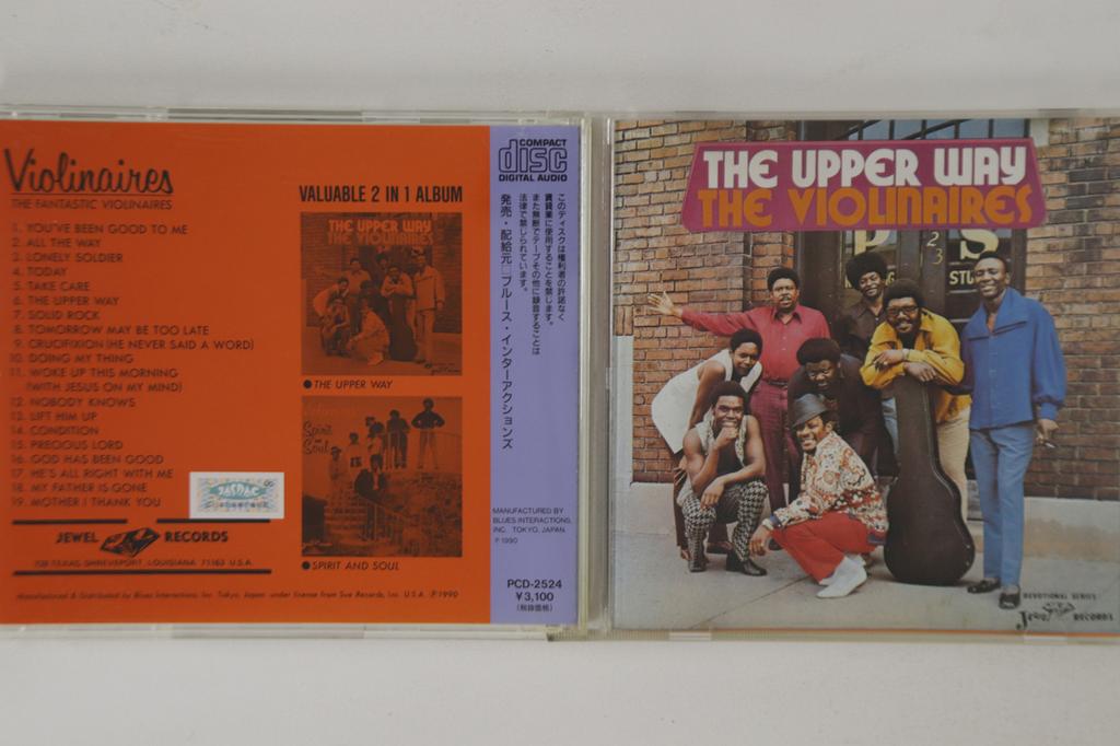 CD FANTASTIC VIOLINAIRES - Upper Way Violinaires PCD2524 JEWEL Japan Soul/Funk Used