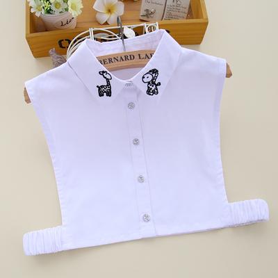 Fake Collar Women'S Fake Collar Versatile Embroidered Shirt Decorative Collar Shirt Fashionable And Comfortable Fake Collar B104