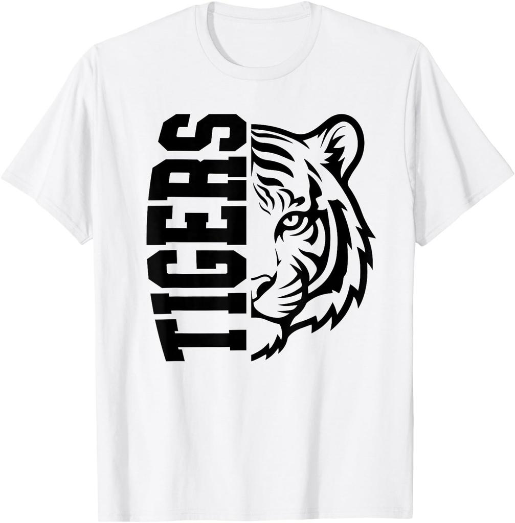 Tigers School Spirit Mascot Tiger Pride Game Day T-Shirt