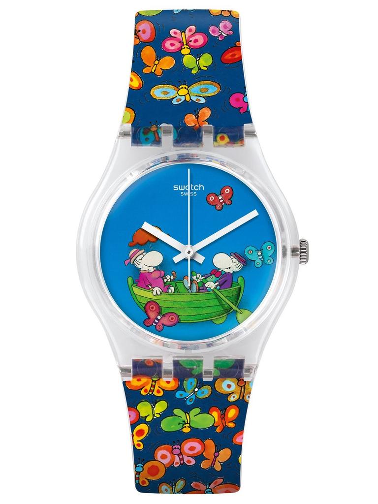 Watch GENT PLANET LOVE Limited to pieces Guillermo Mardillo collaboration model GZ307S Blue [Swatch] 14,999