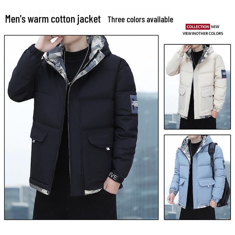 Men's Thickened Warm Jacket: Winter/Autumn Fashionable Versatile Coat