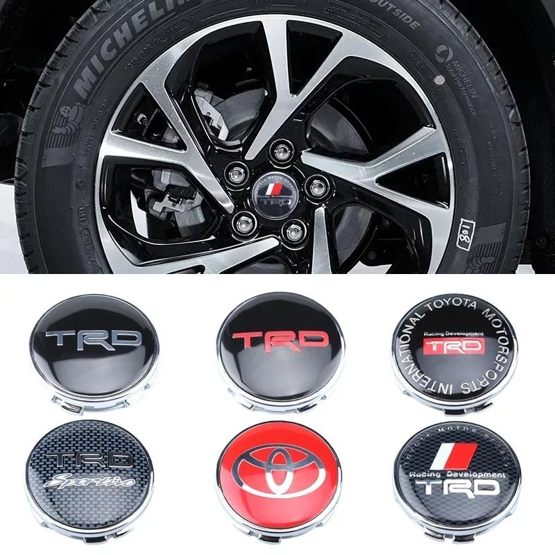For Toyota JAI34pcs 60mm Car Tyre Wheel Center Hub Cap Badge For Toyota C-hr Prado Rav4 Yaris Hilux Prius Avensis Corolla Camry Accessories