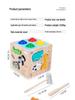8-in-1 Montessori Educational Toy: Animal Matching, Knocking Balls, Clock, Fishing, and Radish Pulling Puzzle Box for Kids