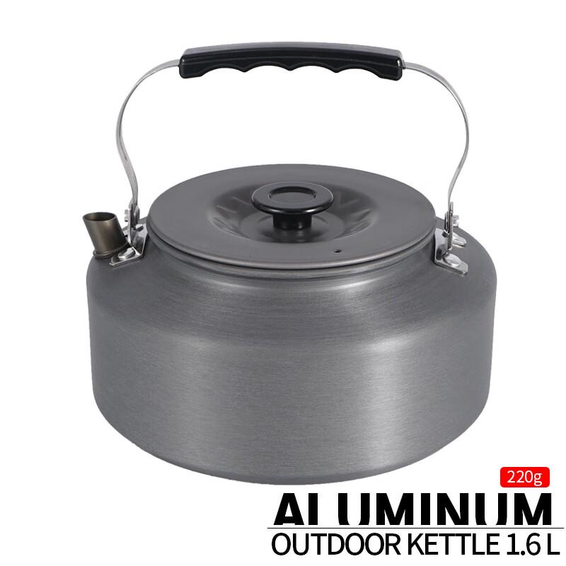 CLS 1.6L Outdoor Camping Aluminum Kettle Teapot Set 1.6L Large