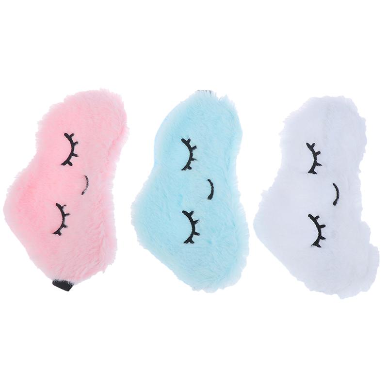 Eye Mask Blindfold Cartoon Eye Mask Eyelashes Sleep Shade Sleeping Aid Eye Patch