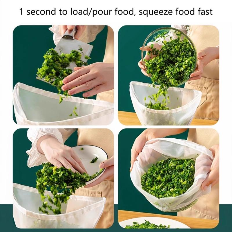 Fashionable Large Reusable Nut Milk Bags Portable for Straining Oat Milk and Cheese Cloth Bags for Straining Pack of 5