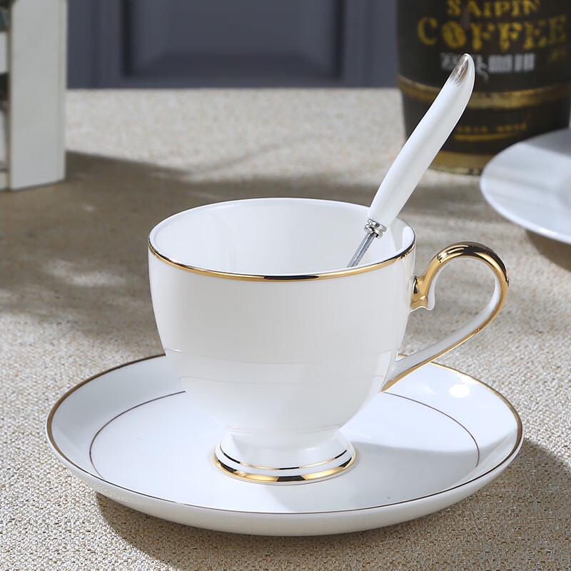 TLXT Elegant Ceramic Coffee & Tea Cup Set
