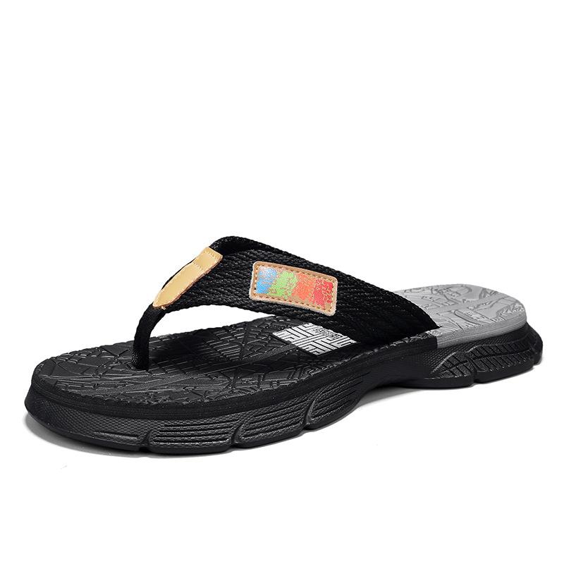 

Flip-flops men s new summer wear non-slip and wear-resistant pinch slippers men s outdoor trend casual beach sandals 39