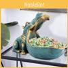 Resin Hippo Sculpture Serving Tray Key Bowl For Gift Giving And Decor