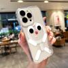 Funny Fun Eyes Suitable for Samsung S25Ultra Magnetic Mobile Phone Case S24 FE Simple S23/S24 Hard Case