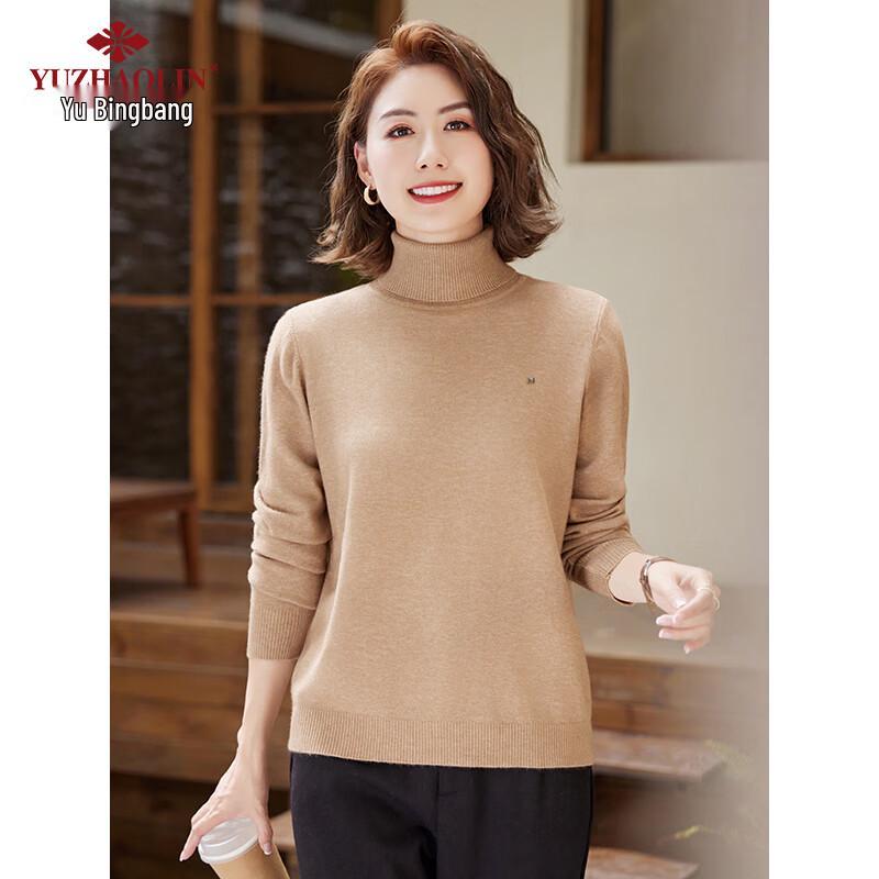 YUZHAOLIN Women s Mid-Age Knitted Sweater M