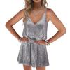European & American V-neck Sequin Sling Dress for Women - Sexy Nightclub Style