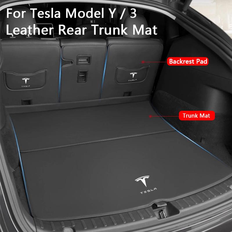 AAAIT1 For Tesla Model Y Juniper Model 3 Highland 2017-2026 Trunk Mat Full Coverage Seat Backrest Protective Cargo Liner Anti Dirty Pad