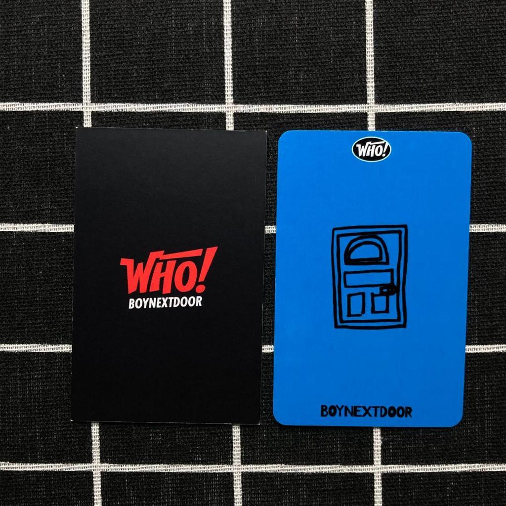 [USED] BOYNEXTDOOR WHO Limited Edition Sanokbo Nekudo Trading Cards Jaehyun (2 Cards)