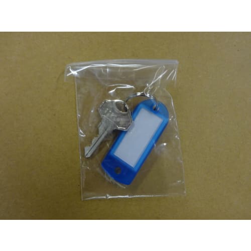30E040 Genuine Alpha Padlock Key (Blue, with Key Tag)