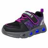 [Kaitac Family] Minecraft Light-Up Shoes, Flash Sneakers, Purple, Ender Dragon Character, Kids (Japanese shoe size, Kids, Numerical, 22.0 cm)