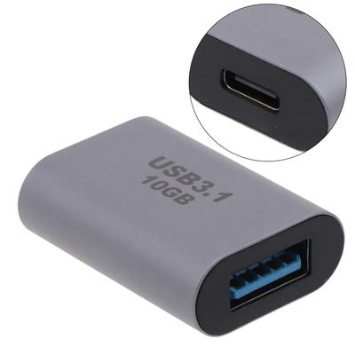 Μίνι προσαρμογέας USB 3.0 σε Type C 10Gbps, θηλυκό σε θηλυκό μετατροπέα δεδομένων USB 3.0 για μετάδοση δεδομένων υπολογιστή