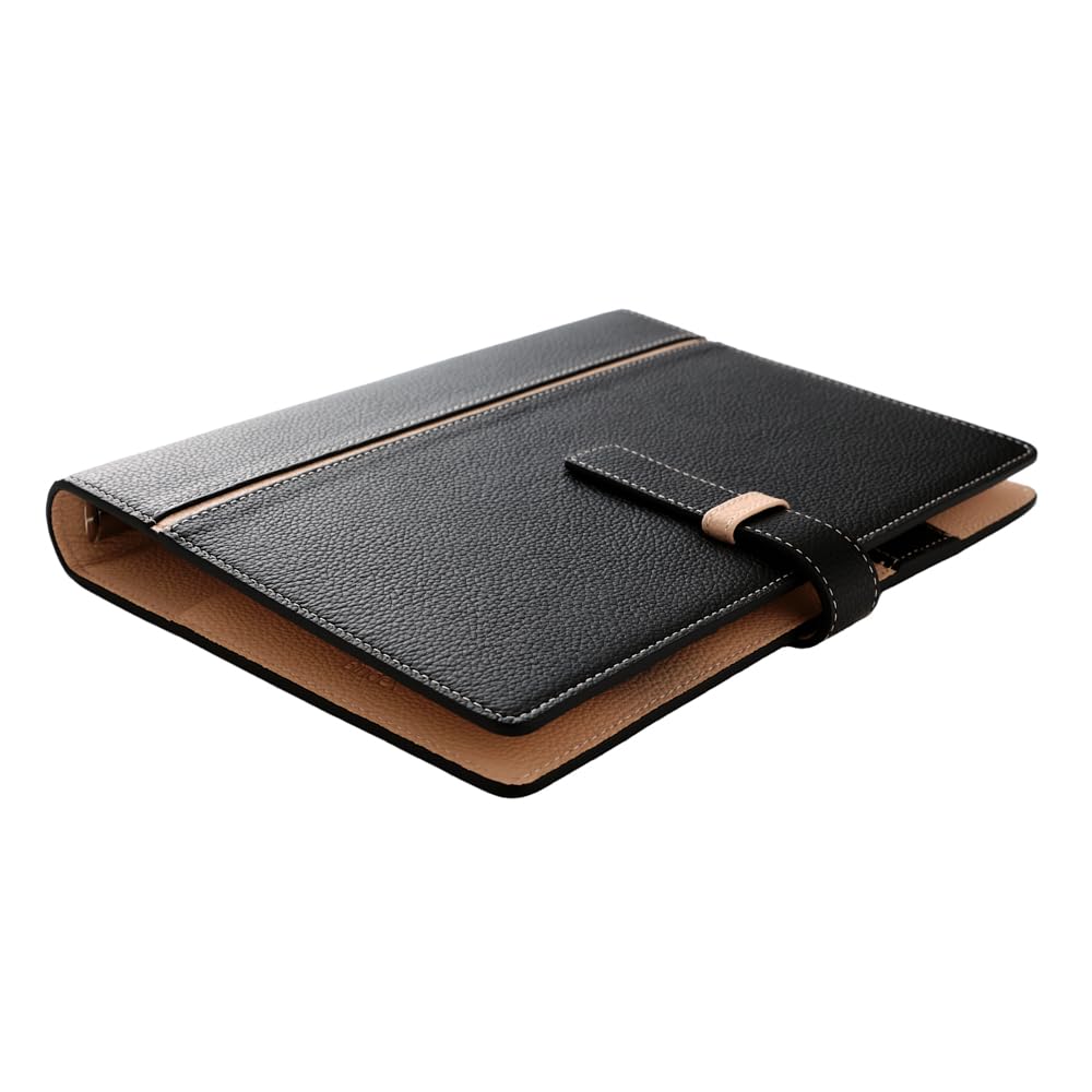 A5 Six-Ring Binder Planner - NOLTY Unito A15, Black, AB0011