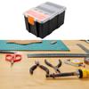 Hardware Box Electronic Components Box Clear Lid Tool Holder for Hardware Bolts