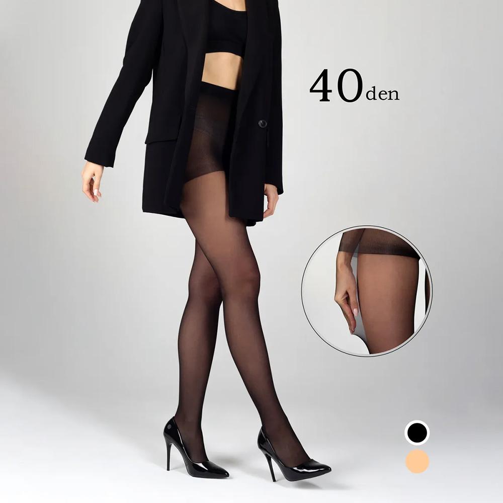 40D Women Buttocks Lifting Sheer Tights Sexy High Waist Elastic Pantyhose Slim Fit Nylon Tights Classic style