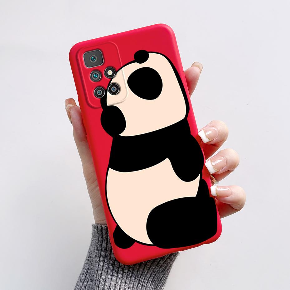 For Xiaomi Redmi 10 Prime 2022 Case Cute Bear Cartoon Shockproof TPU Cover For Xiaomi Redmi 10 Phone Case Redmi10 2022 Soft Capa